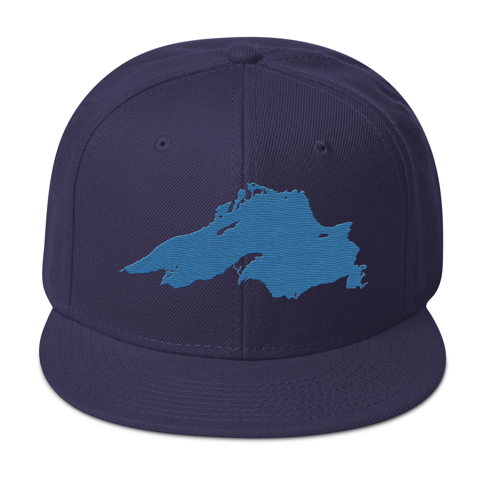 Lake Superior Snapback | 6-Panel - Superior Blue