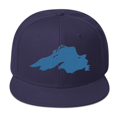 Lake Superior Snapback | 6-Panel - Superior Blue