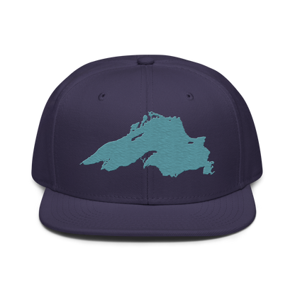 Lake Superior Snapback | 6-Panel - Huron Blue