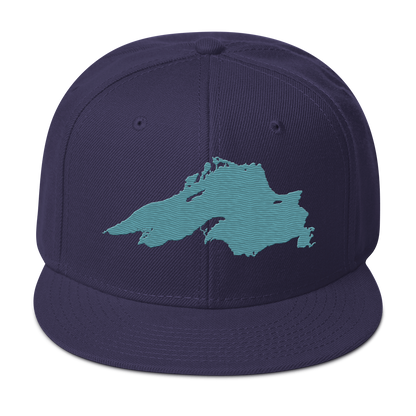 Lake Superior Snapback | 6-Panel - Huron Blue