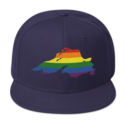 Lake Superior Snapback | 6-Panel - Rainbow Pride Edition