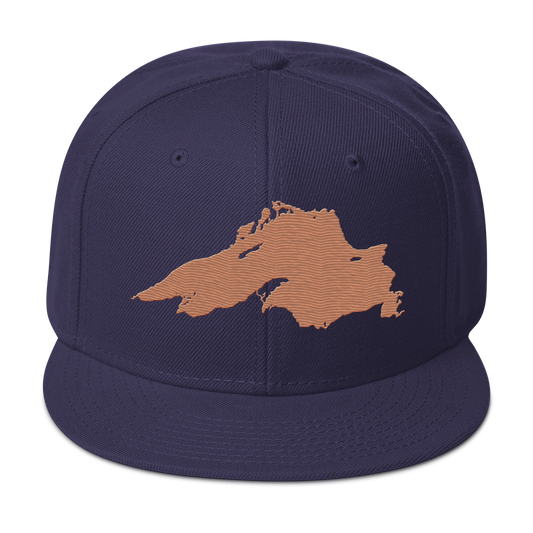 Lake Superior Snapback | 6-Panel - Copper