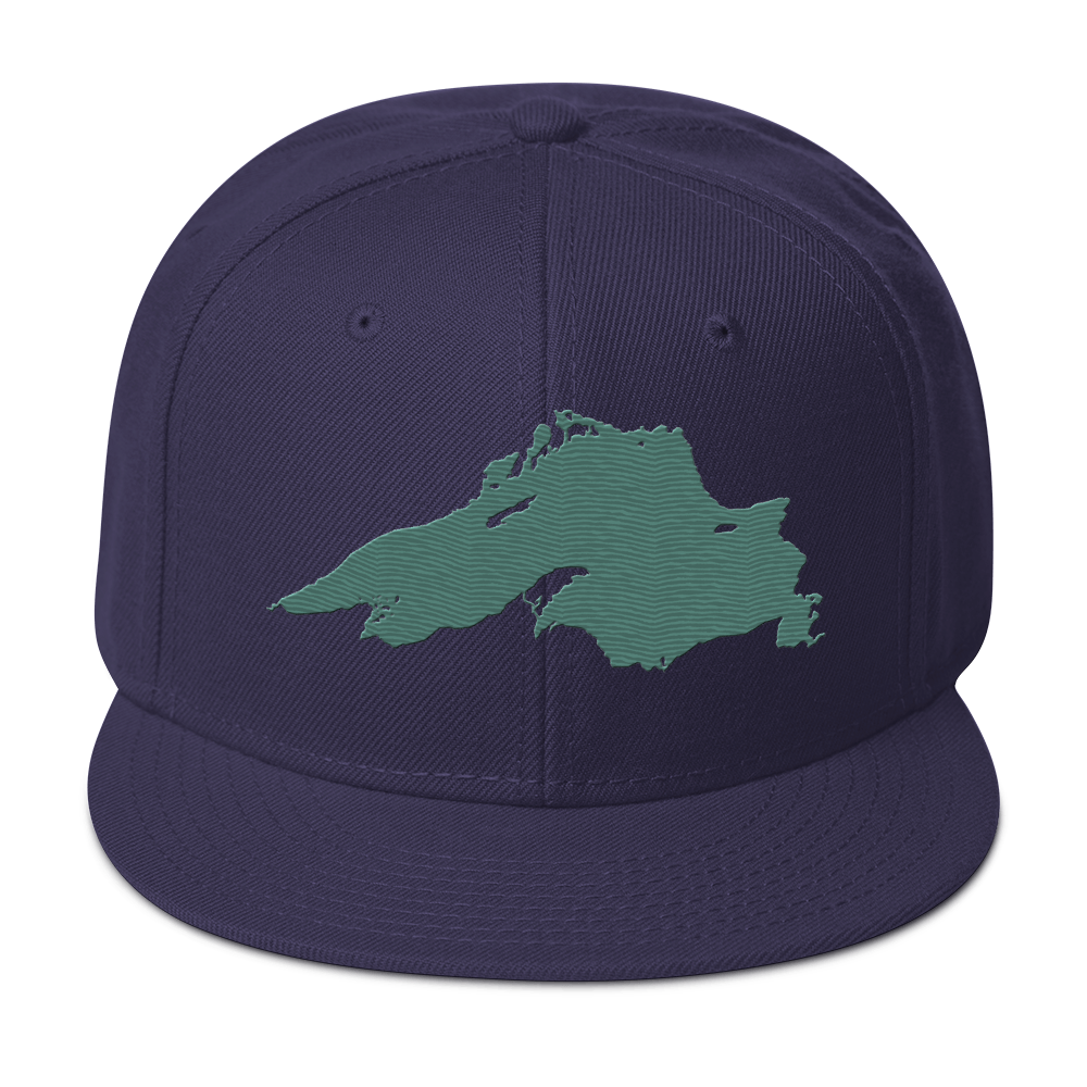 Lake Superior Snapback | 6-Panel - Copper Green