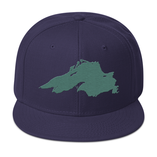 Lake Superior Snapback | 6-Panel - Copper Green