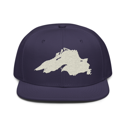 Lake Superior Snapback | 6-Panel - Ivory White