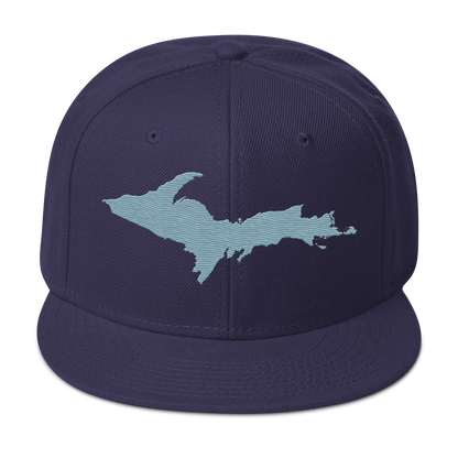 Upper Peninsula Snapback | 6-Panel - Opal Blue