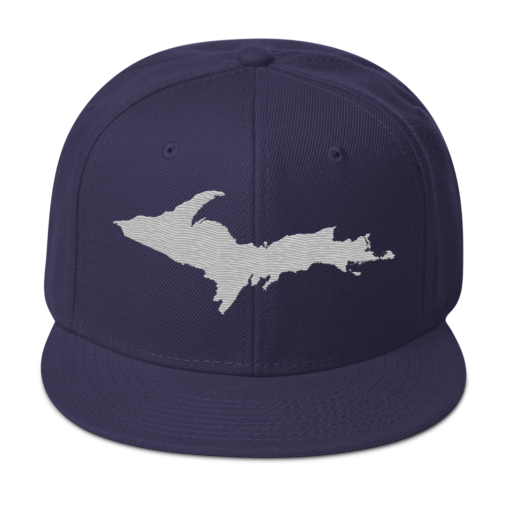 Upper Peninsula Snapback | 6-Panel - Platinum