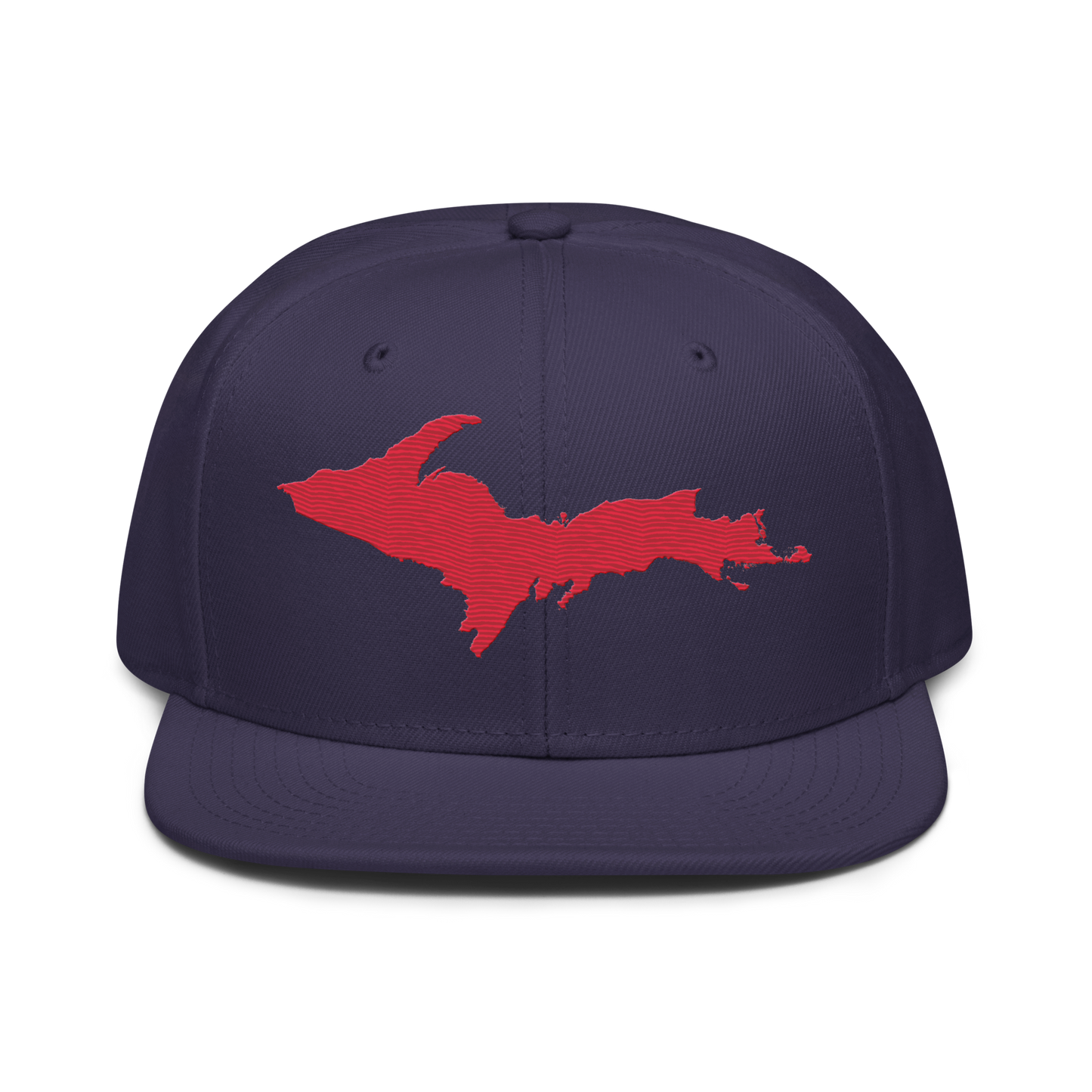 Upper Peninsula Snapback | 6-Panel - Lighthouse Red