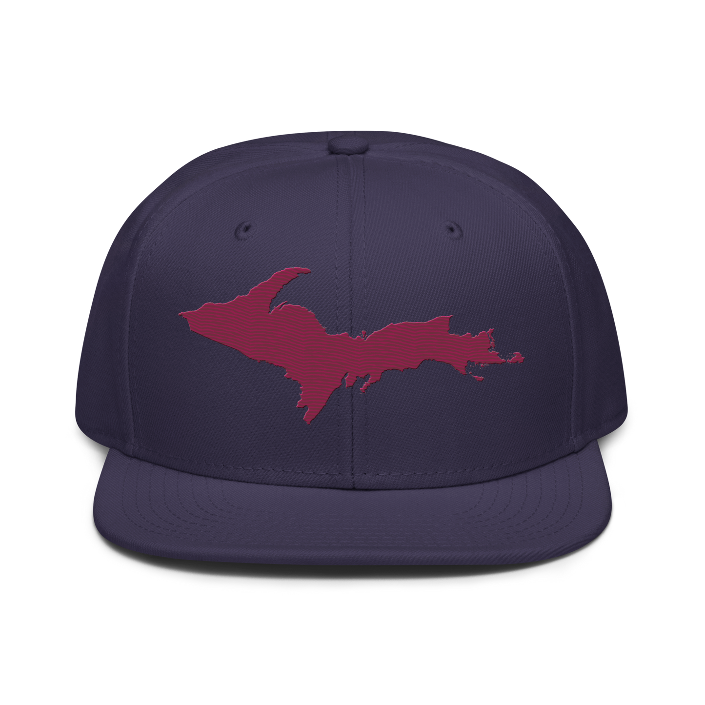 Upper Peninsula Snapback | 6-Panel - Ruby Red