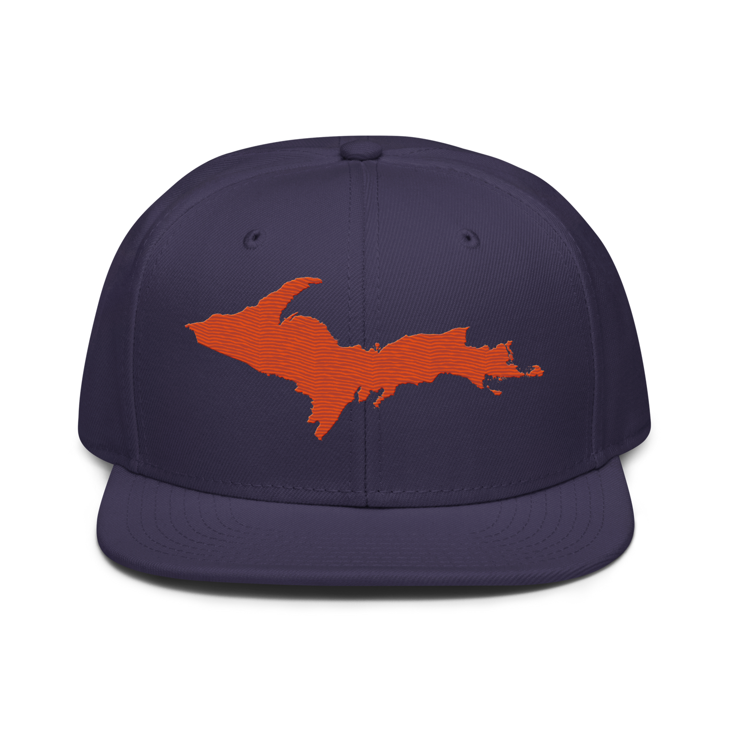 Upper Peninsula Snapback | 6-Panel - Maple Leaf Orange