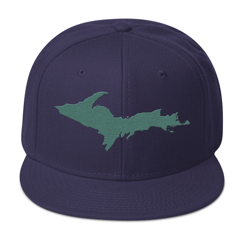 Upper Peninsula Snapback | 6-Panel - Copper Green