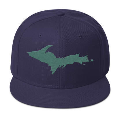 Upper Peninsula Snapback | 6-Panel - Copper Green