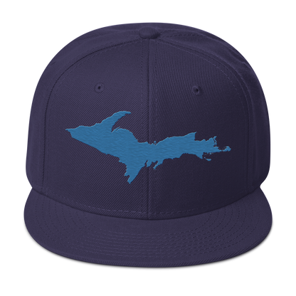 Upper Peninsula Snapback | 6-Panel - Superior Blue