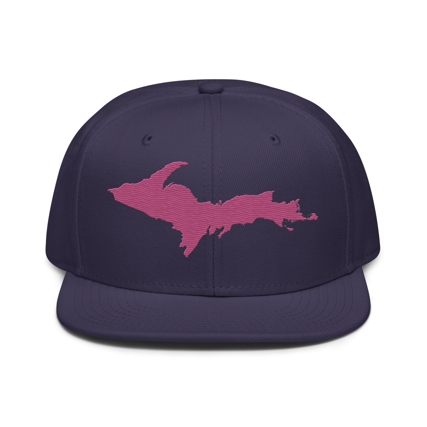 Upper Peninsula Snapback | 6-Panel - Apple Blossom Pink