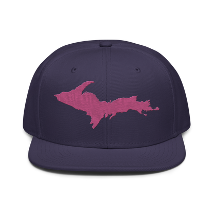 Upper Peninsula Snapback | 6-Panel - Apple Blossom Pink