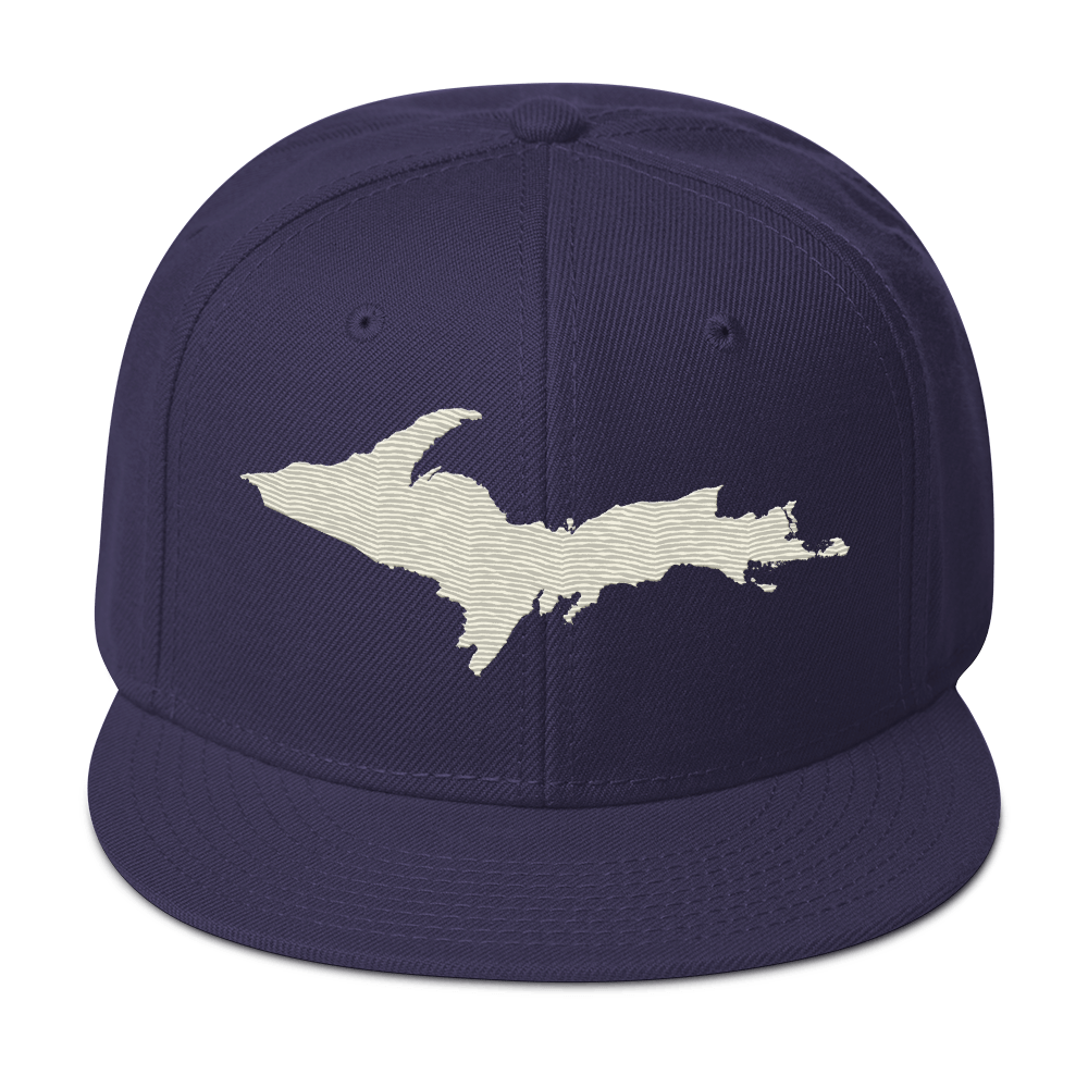 Upper Peninsula Snapback | 6-Panel - Ivory White