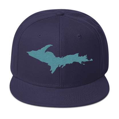 Upper Peninsula Snapback | 6-Panel - Huron Blue