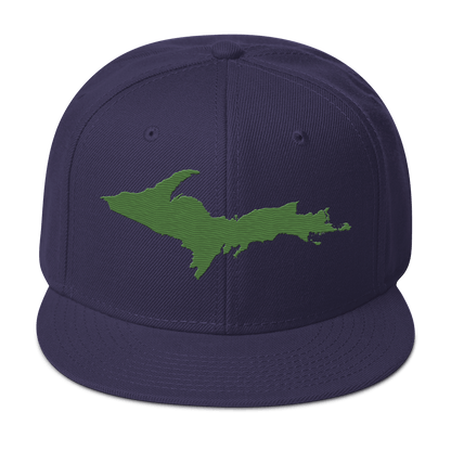 Upper Peninsula Snapback | 6-Panel - Pine Green