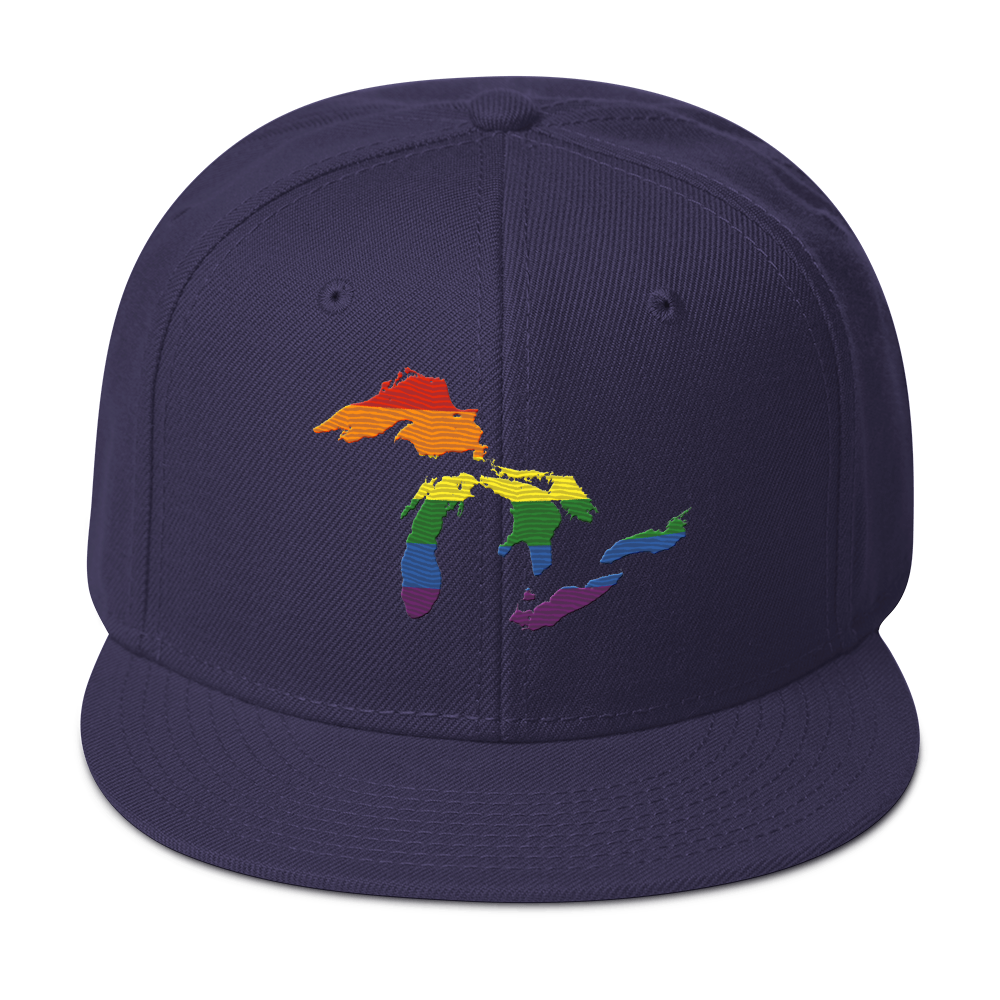 Great Lakes Snapback | 6-Panel - Rainbow Pride Edition