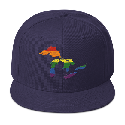 Great Lakes Snapback | 6-Panel - Rainbow Pride Edition