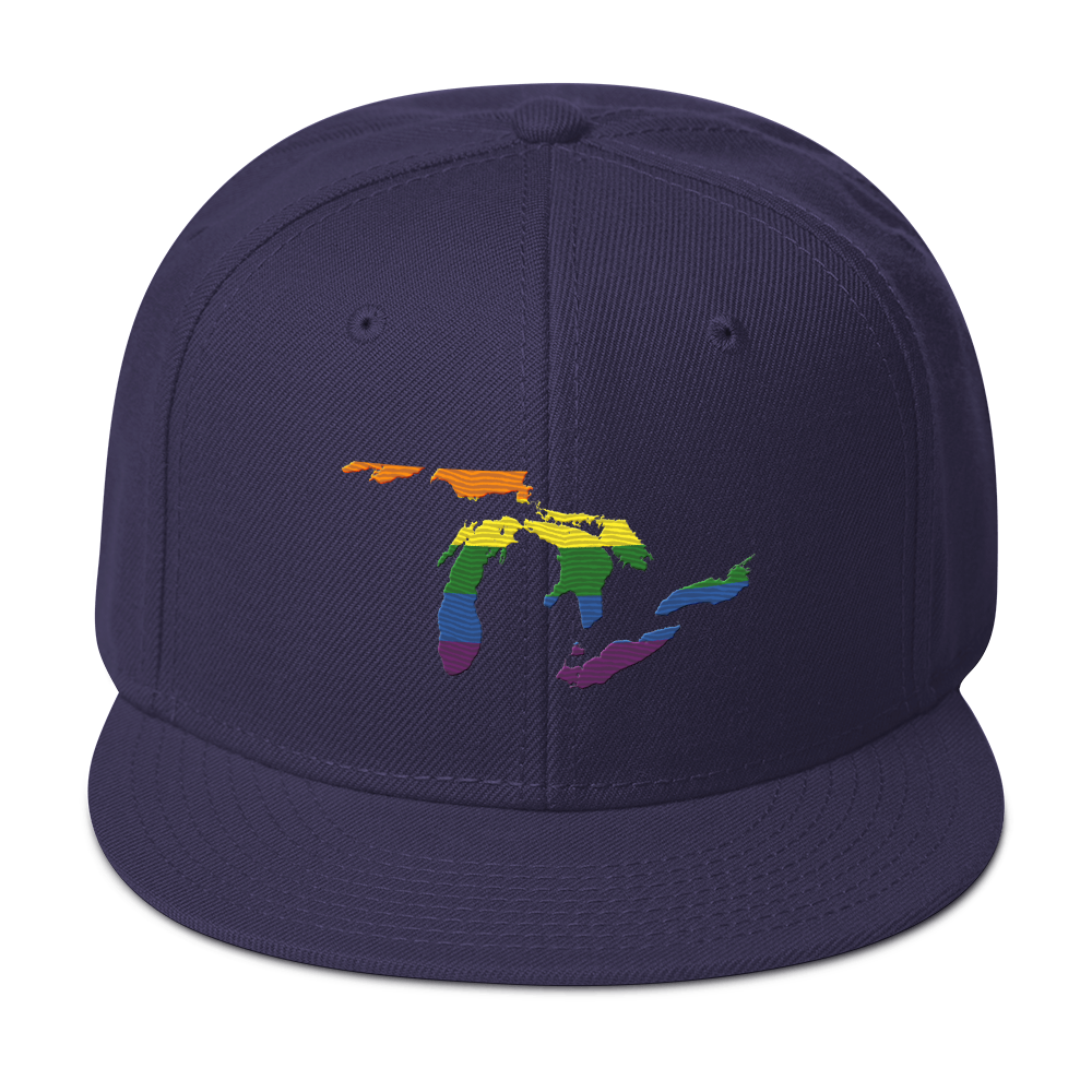 Great Lakes Snapback | 6-Panel - Rainbow Pride Edition