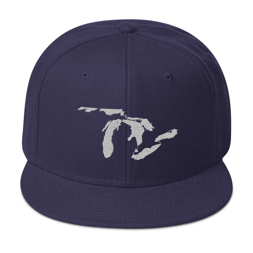 Great Lakes Snapback | 6-Panel - Platinum