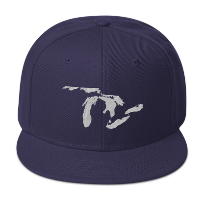 Great Lakes Snapback | 6-Panel - Platinum