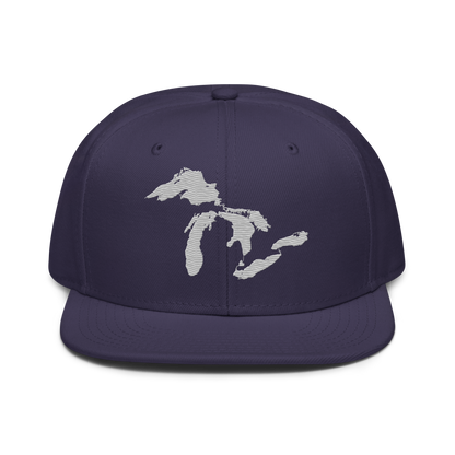 Great Lakes Snapback | 6-Panel - Platinum