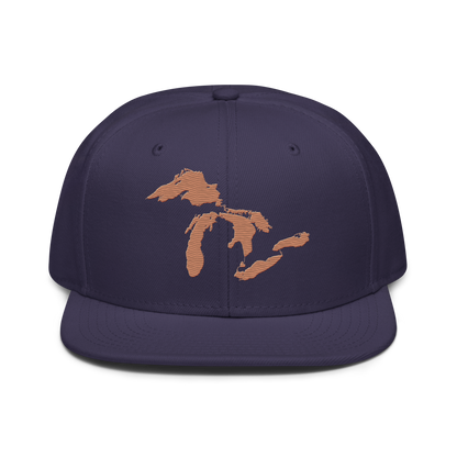 Great Lakes Snapback | 6-Panel - Copper