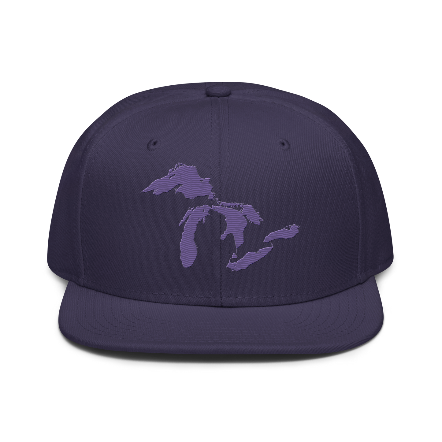 Great Lakes Snapback | 6-Panel - Violet