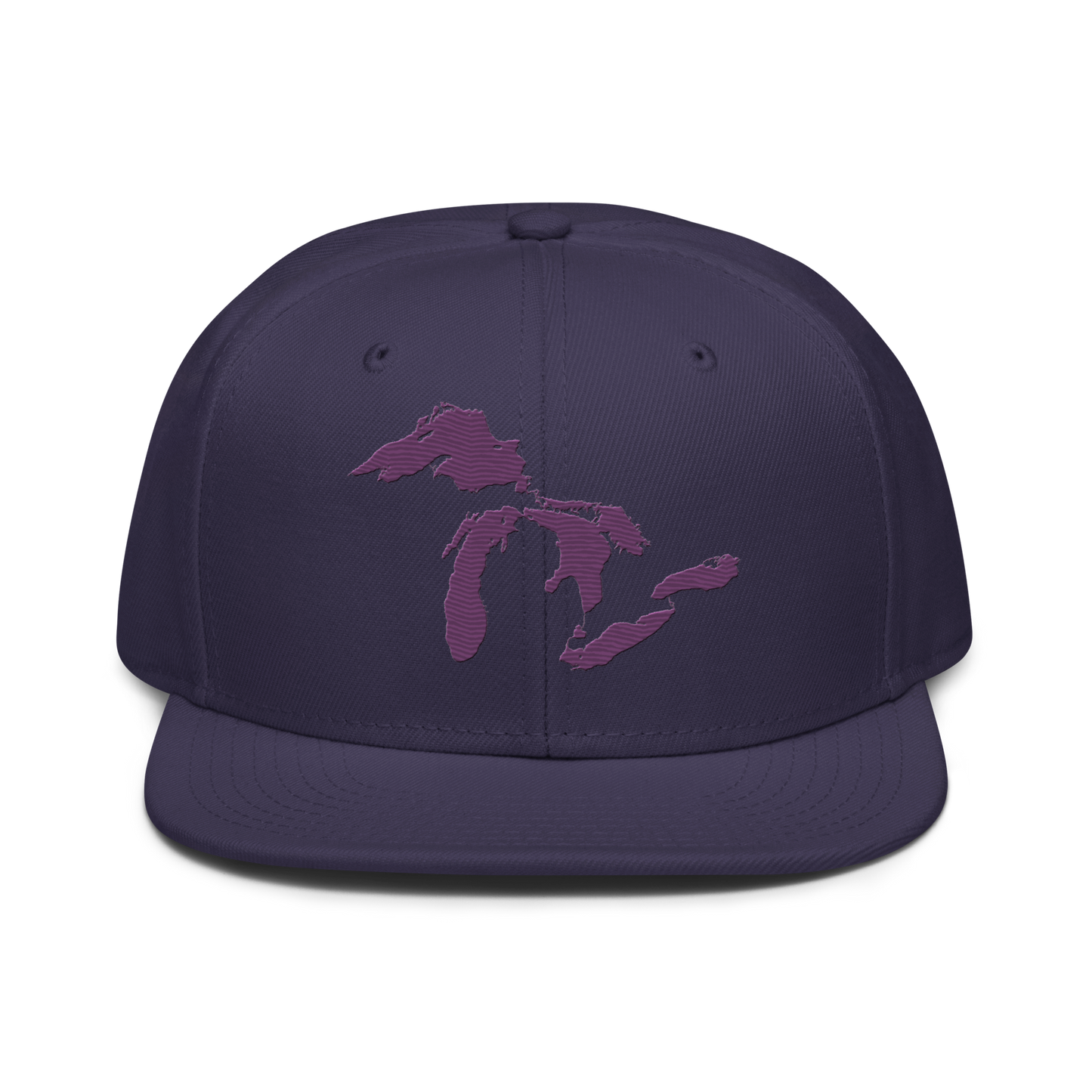 Great Lakes Snapback | 6-Panel - Plum