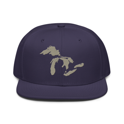 Great Lakes Snapback | 6-Panel - Petoskey Beige