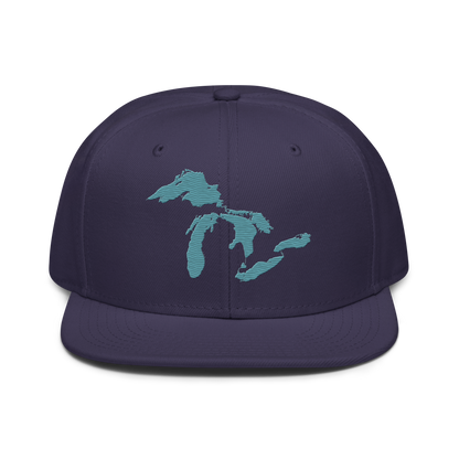 Great Lakes Snapback | 6-Panel - Huron Blue