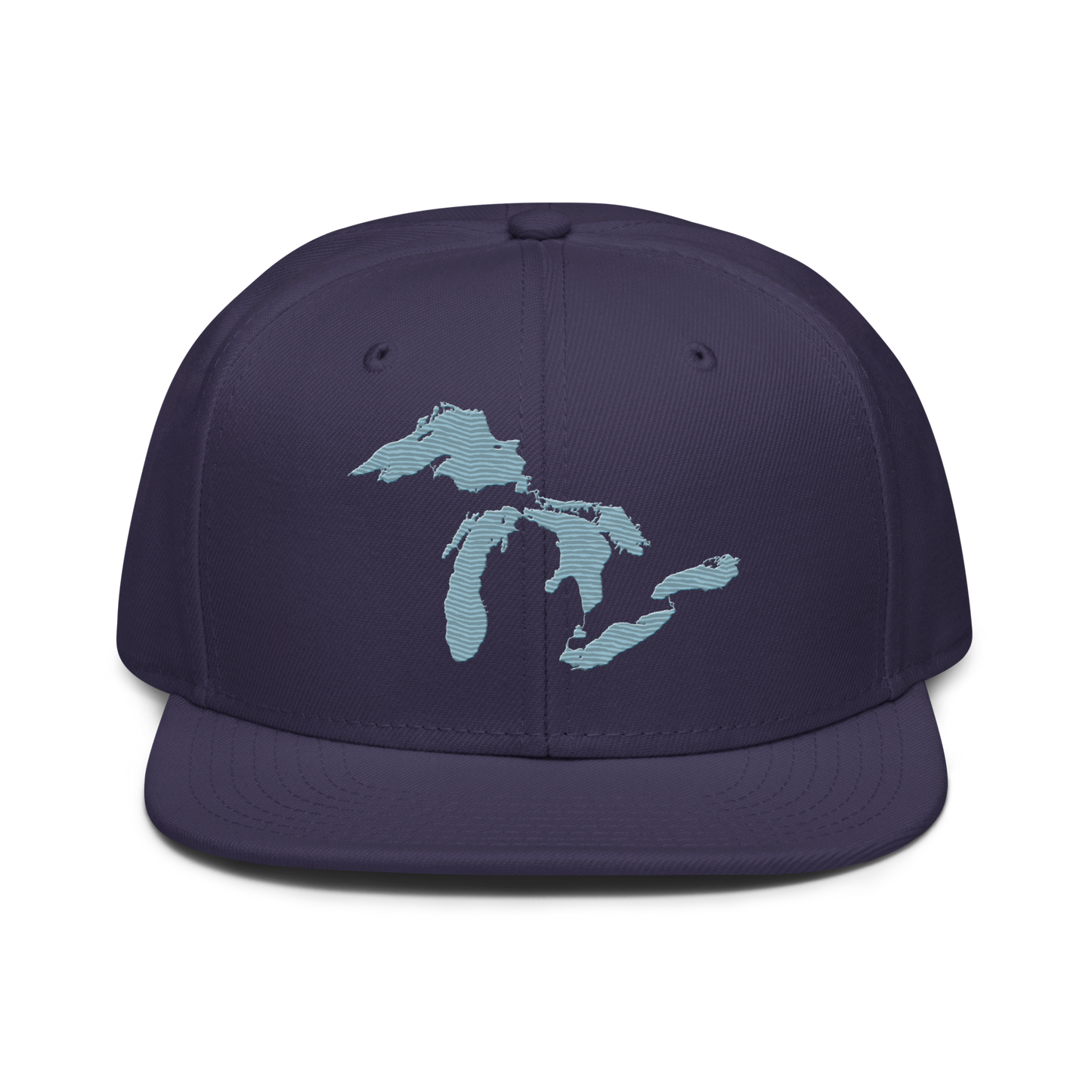 Great Lakes Snapback | 6-Panel - Opal Blue