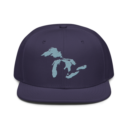 Great Lakes Snapback | 6-Panel - Opal Blue