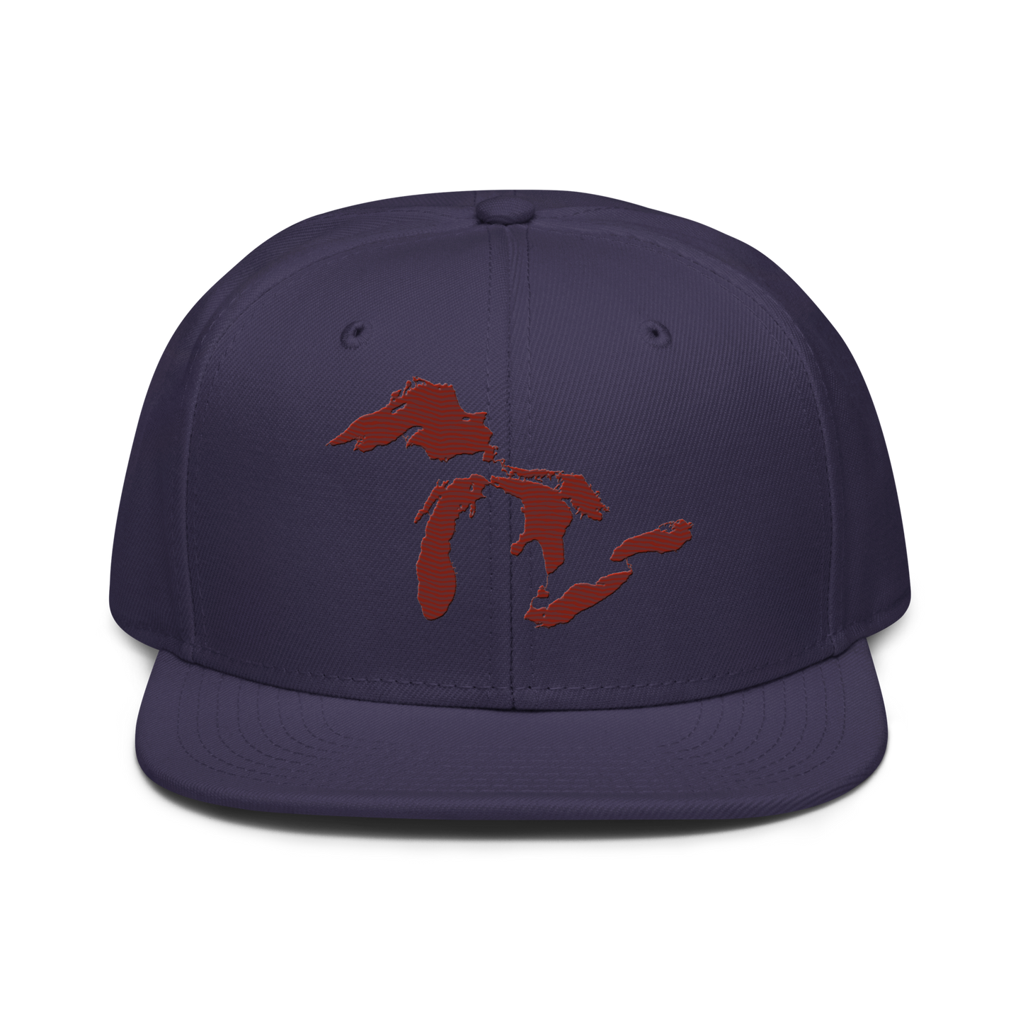 Great Lakes Snapback | 6-Panel - Cherryland Red