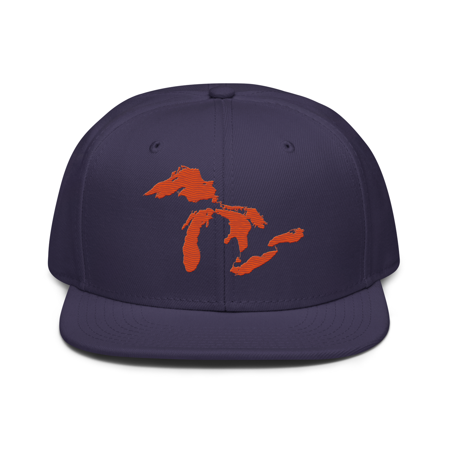 Great Lakes Snapback | 6-Panel - Maple Leaf Orange