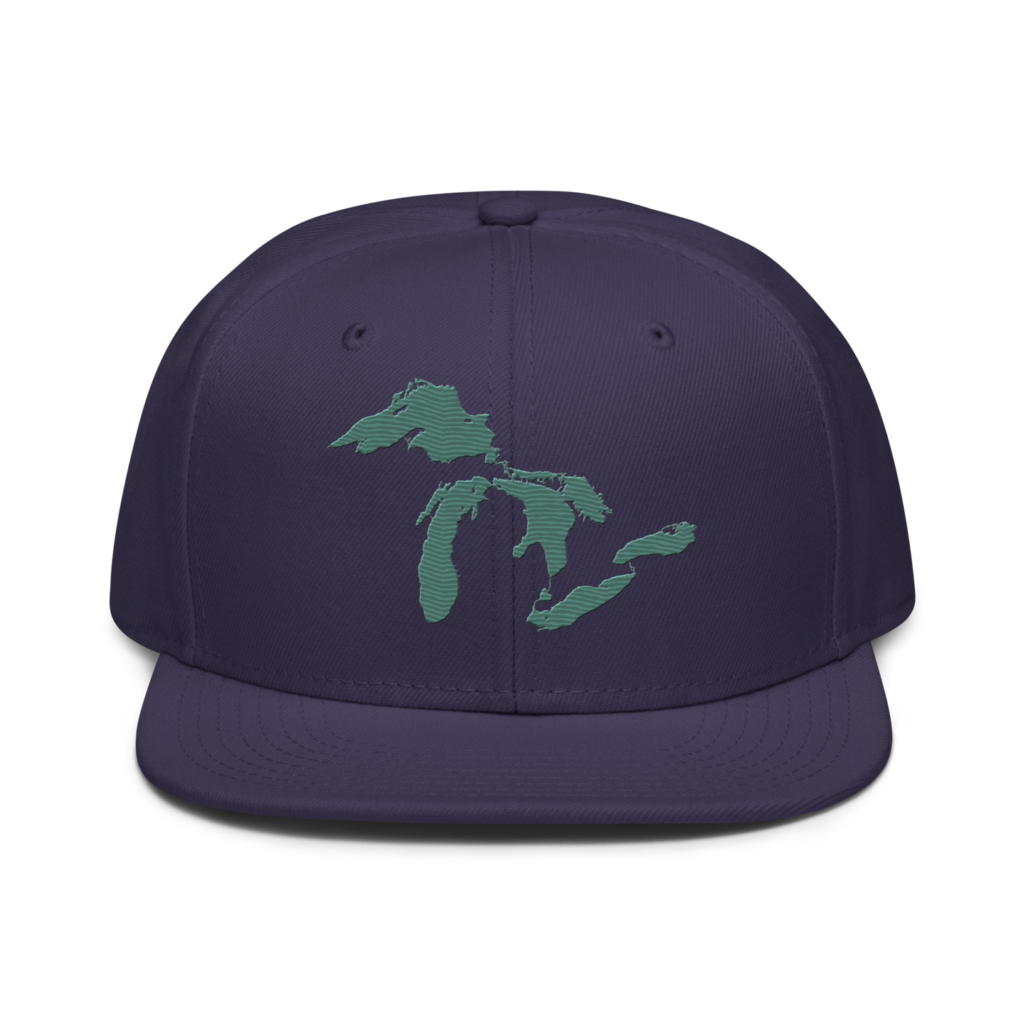 Great Lakes Snapback | 6-Panel - Copper Green