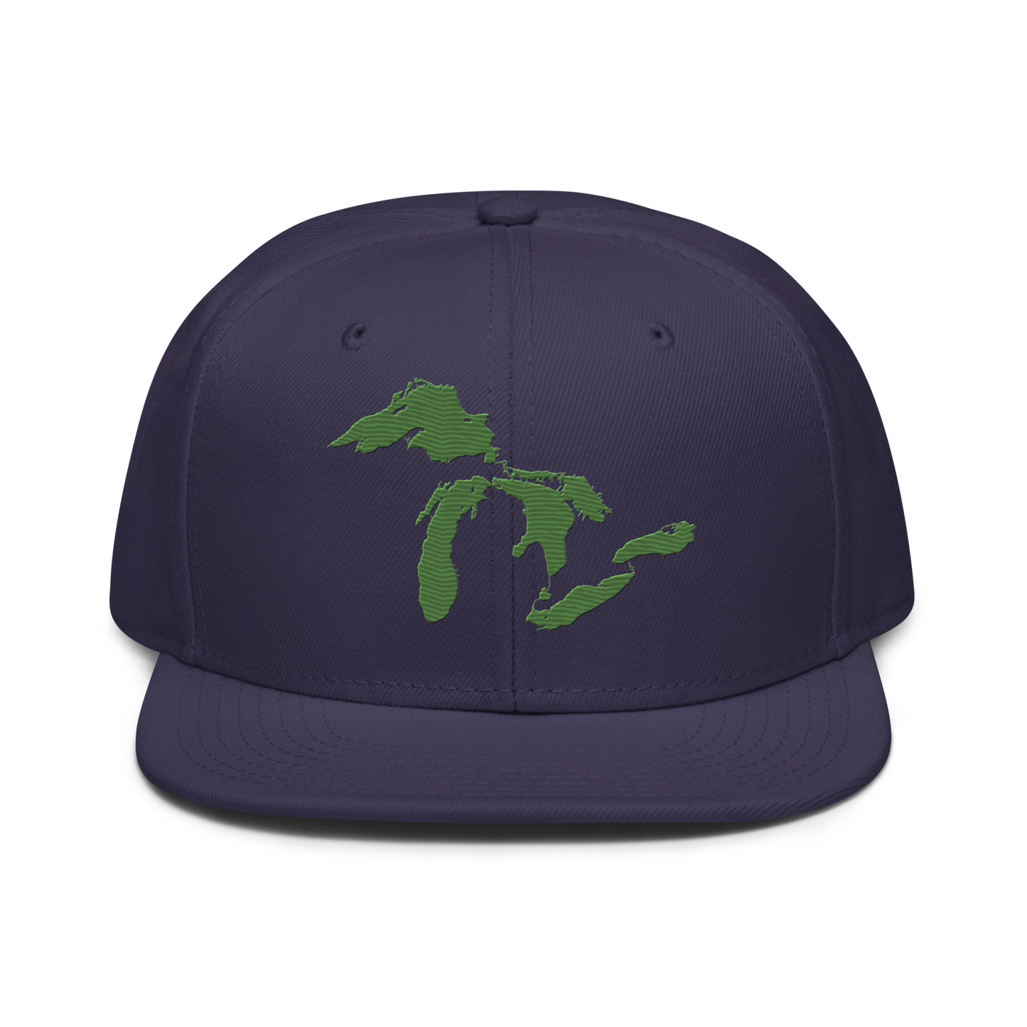 Great Lakes Snapback | 6-Panel - Pine Green