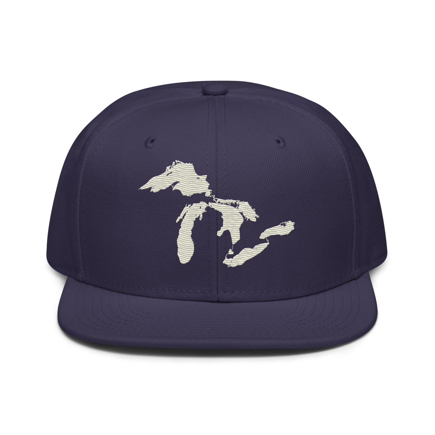 Great Lakes Snapback | 6-Panel - Ivory White