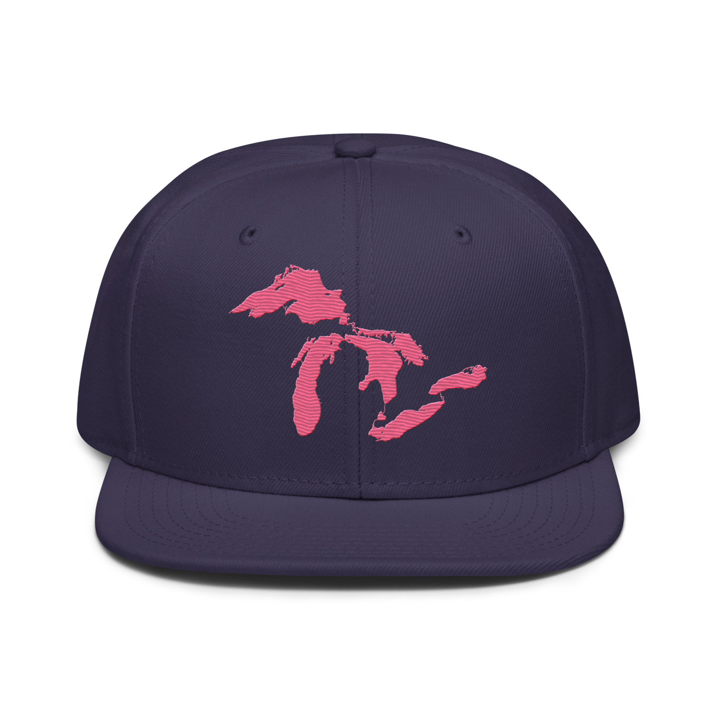 Great Lakes Snapback | 6-Panel - Rhodochrosite Pink