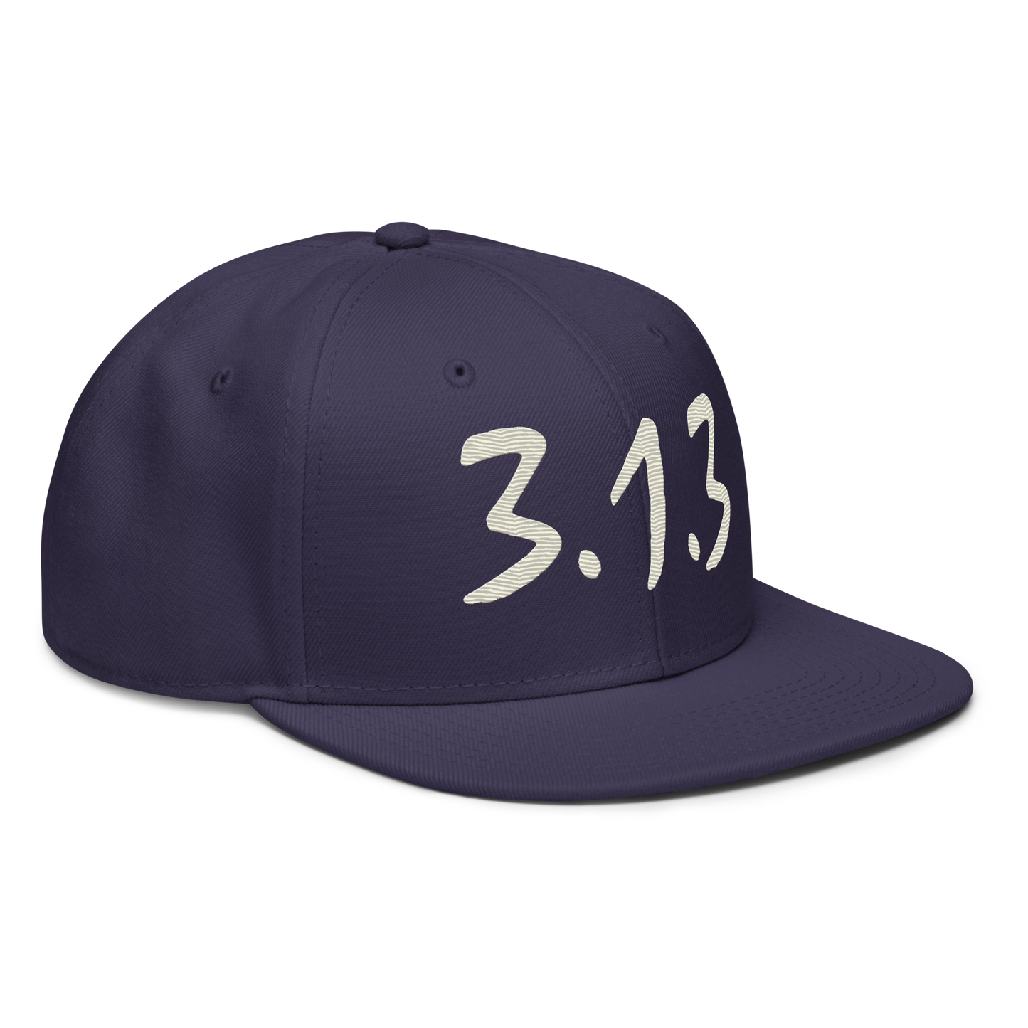 Detroit '313 Snapback (Ivory Compton Font) | 6-Panel