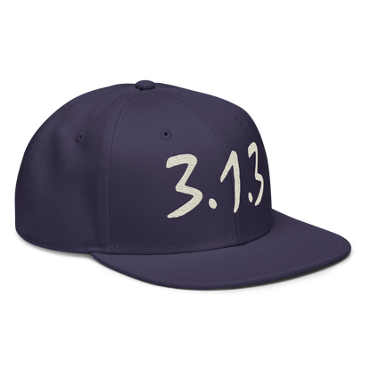 Detroit '313 Snapback (Ivory Compton Font) | 6-Panel