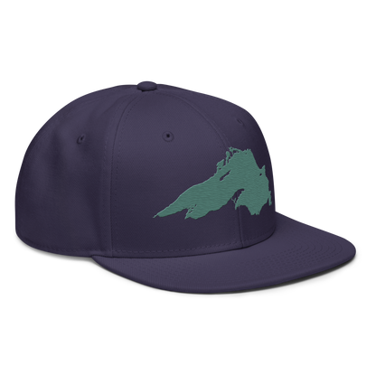 Lake Superior Snapback | 6-Panel - Copper Green