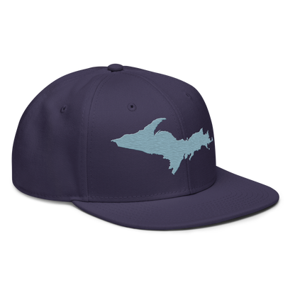 Upper Peninsula Snapback | 6-Panel - Opal Blue