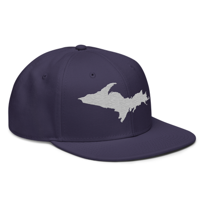 Upper Peninsula Snapback | 6-Panel - Platinum