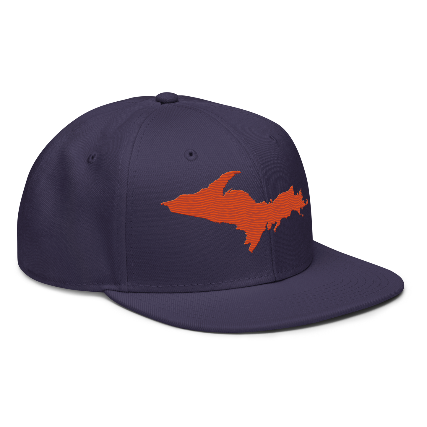 Upper Peninsula Snapback | 6-Panel - Maple Leaf Orange