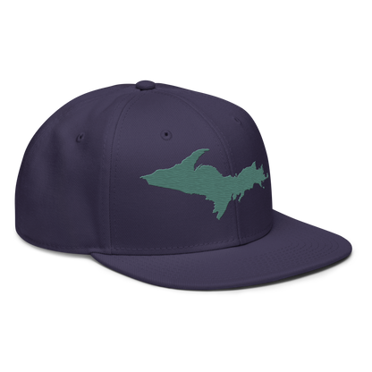 Upper Peninsula Snapback | 6-Panel - Copper Green