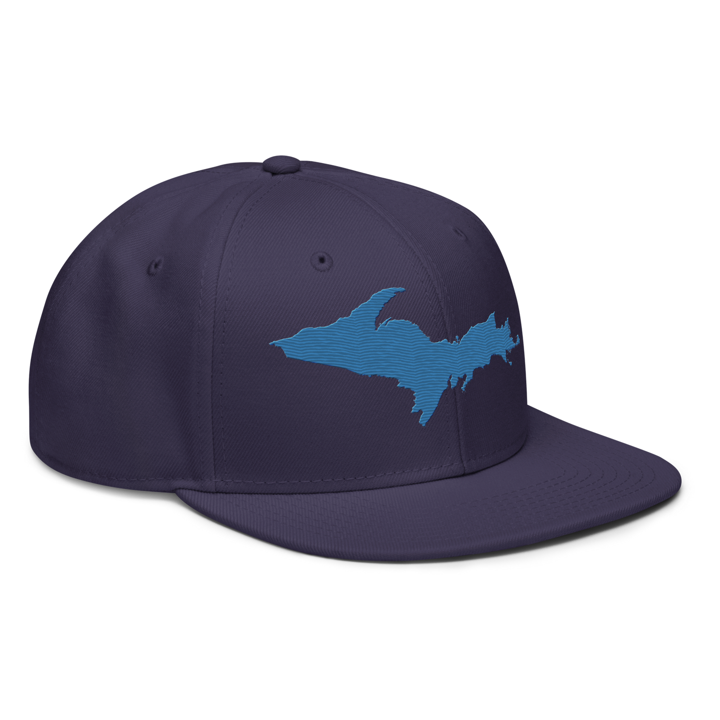 Upper Peninsula Snapback | 6-Panel - Superior Blue