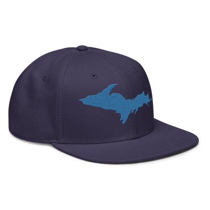 Upper Peninsula Snapback | 6-Panel - Superior Blue